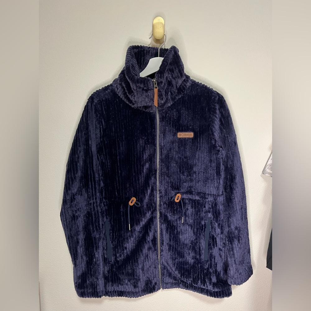 Columbia Fireside Sherpa Long Full Zip Jacket Size  Medium